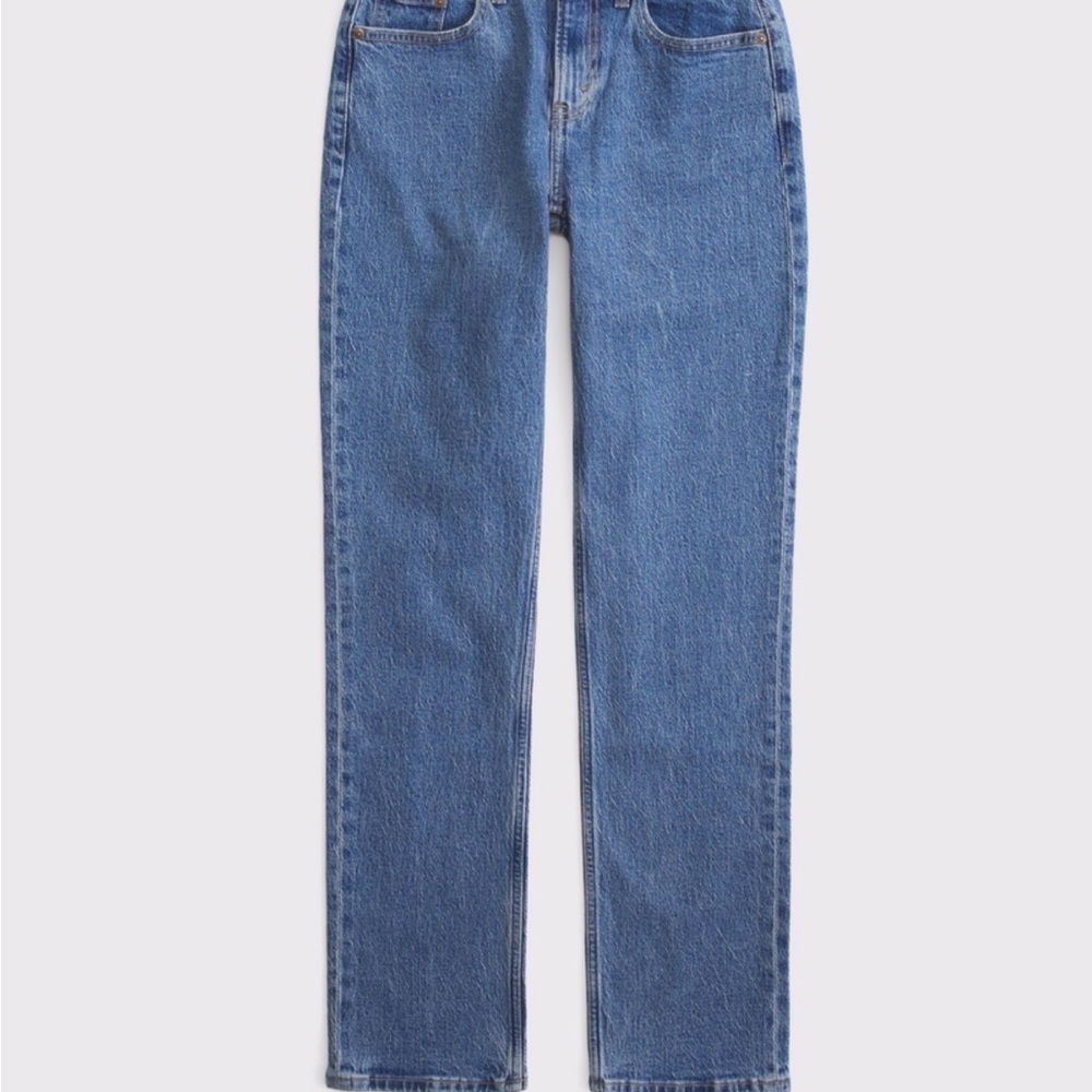 Abercrombie & Fitch Mid Rise 90s Straight Jean
